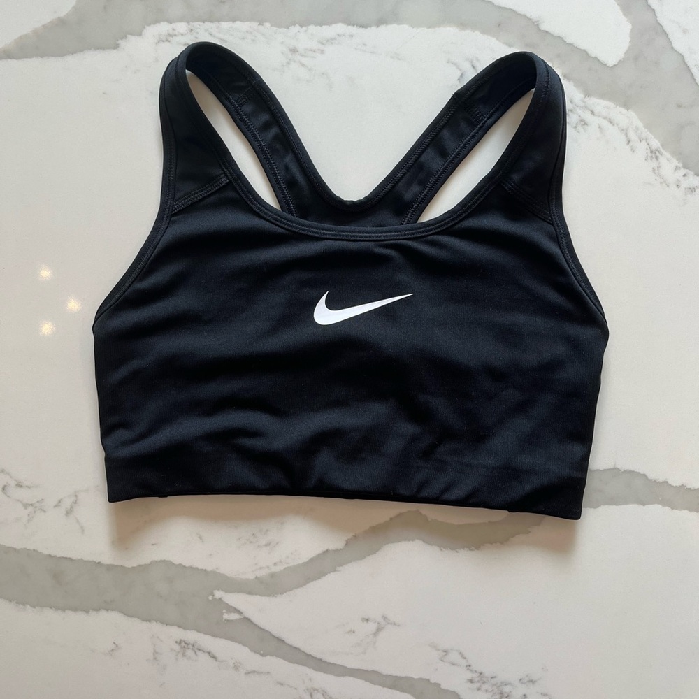 Nike Women's Black and White Sports Bra